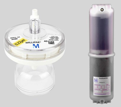 套件：Quantum&#174; EX 纯化柱 &amp; Millipak&#174; Kit with Millipak&#174; 40 Express Filter, For use with Milli-Q&#174; water purification systems.