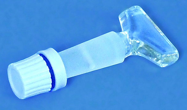 BRAND&#174; burette stopcock Bistabil&#174; straight stopcock for burette capacity 2-10, 25+50 mL, with spare key