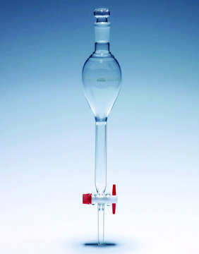 Pyrex&#174; Separating funnel, Gilson style with PTFE key 1000&#160;mL