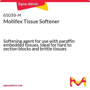 Mollifex Tissue Softener Softening agent for use with paraffin embedded tissues. Ideal for hard to section blocks and brittle tissues