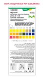 pH-indicator strips pH 2.0 - 9.0 non-bleeding, pH range 2.0-9.0, colorimetric, graduations and accuracy accuracy: 1 pH unit, MQuant®