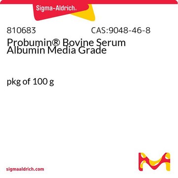 Probumin&#174; Bovine Serum Albumin Media Grade pkg of 100&#160;g