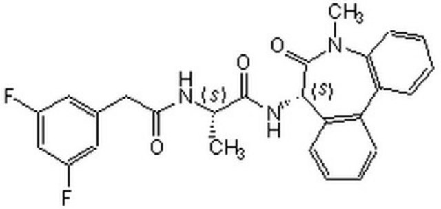 &#947;分泌酶抑制剂 XX This &#947;-secretase inhibitor, CAS 209984-56-5, is a cell-permeable dibenzazepine compound that lowers both brain and plasma A&#946;40 levels by ~72% in Tg2576 mutant APP transgenic mouse model.