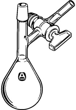 Schlenk Kjeldahl reaction and storage flask male joint: ST/NS 24/40, capacity 250&#160;mL