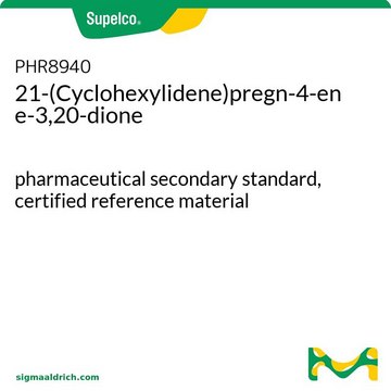 21-(Cyclohexylidene)pregn-4-ene-3,20-dione pharmaceutical secondary standard, certified reference material