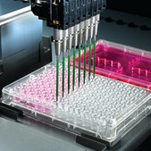 Millicell&#174; 96 well Plates pore size 1&#160;&#956;m, clear PET membrane, sterile, Tissue Culture (TC)-treated surface, automation compatible
