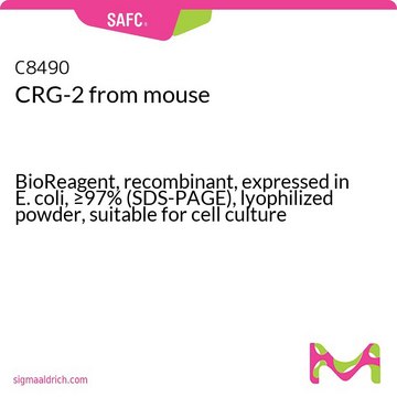 CRG-2 from mouse BioReagent, recombinant, expressed in E. coli, &#8805;97% (SDS-PAGE), lyophilized powder, suitable for cell culture