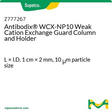 Antibodix&#174; WCX-NP10 Weak Cation Exchange Guard Column and Holder L × I.D. 1&#160;cm × 2&#160;mm, 10&#160;&#956;m particle size