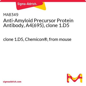 Anti-Amyloid Precursor Protein Antibody, A4(695), clone 1.D5 clone 1.D5, Chemicon&#174;, from mouse