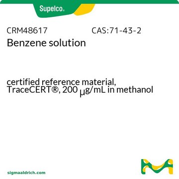 Benzene solution certified reference material, TraceCERT&#174;, 200&#160;&#956;g/mL in methanol