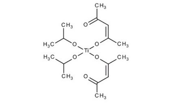 Titanium(IV) bis(acetylacetonate) diisopropoxide (75% solution in 2-propanol) for synthesis