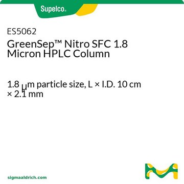 GreenSep&#8482; Nitro SFC 1.8 Micron HPLC Column 1.8&#160;&#956;m particle size, L × I.D. 10&#160;cm × 2.1&#160;mm