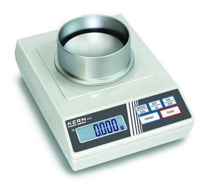 Kern 440 series Toploader balances Kern 440-21A+963-127, weighing capacity 60&#160;g, DKD Calibration Certificate included