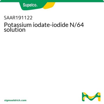 Potassium iodate-iodide N/64 solution