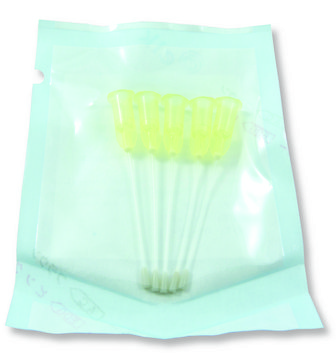 Animal feeding needle, sterile, disposable, PTFE size 18G, L × diam. 1.5&#160;in. × 2&#160;mm , ball