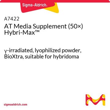 Hybri-Max&#8482; AT 培养基添加剂 (50×) &#947;-irradiated, lyophilized powder, BioXtra, suitable for hybridoma