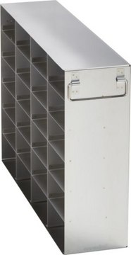 Eppendorf&#174; Upright Freezer Rack Holds 24 x boxes (2.5 in.), (4&nbsp;x&nbsp;6) configuration, stainless steel, side access