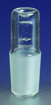 Pyrex&#174; ground-glass stopper joint: ST/NS 19/22, Combination reagent bottle/ground joint, hollow