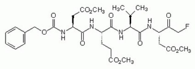 半胱氨酸蛋白酶-3抑制物II The Caspase-3 Inhibitor II, also referenced under CAS 210344-95-9, controls the biological activity of Caspase-3. This small molecule/inhibitor is primarily used for Cancer applications.