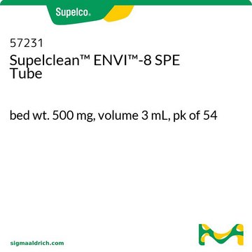 Supelclean&#8482; ENVI-8 固相萃取管 bed wt. 500&#160;mg, volume 3&#160;mL, pk of 54