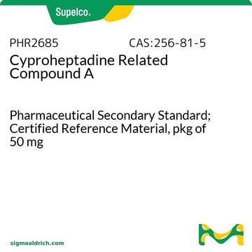 Cyproheptadine Related Compound A Pharmaceutical Secondary Standard; Certified Reference Material, pkg of 50&#160;mg