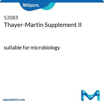 Thayer-Martin Supplement II suitable for microbiology