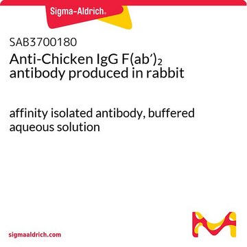 Anti-Chicken IgG F(ab&#8242;)2 antibody produced in rabbit affinity isolated antibody, buffered aqueous solution