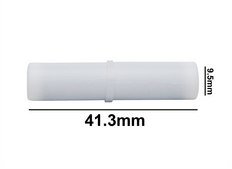 SP Bel-Art® Spinbar® magnetic stir bar cylindrical white PTFE-coated, L × diam. 1.625 in. (41.3 mm) × 0.375 in. (9.5 mm)