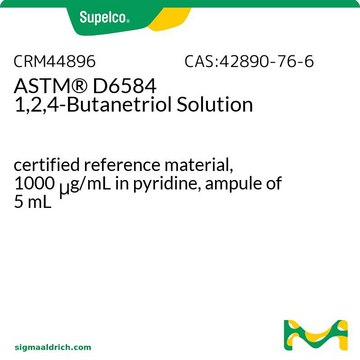 丁三醇 溶液 certified reference material, 1000&#160;&#956;g/mL in pyridine, ampule of 5&#160;mL