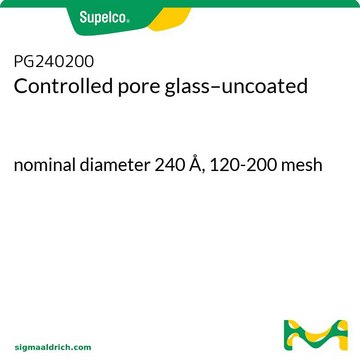 可控孔径玻璃-无涂层 nominal diameter 240&#160;Å, 120-200&#160;mesh