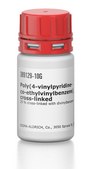 聚（4-乙烯基吡啶-共-乙基乙烯基苯），交联的 25 % cross-linked with divinylbenzene