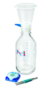 MILLICUP-FLEX，47 mm，一次性过滤装置 250 mL, Solvent-Resistant, GL45 Connection, Single-Use, Nonsterile