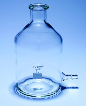 Pyrex&#174; Aspirator bottles with tubing side-arm and unground neck 500&#160;mL