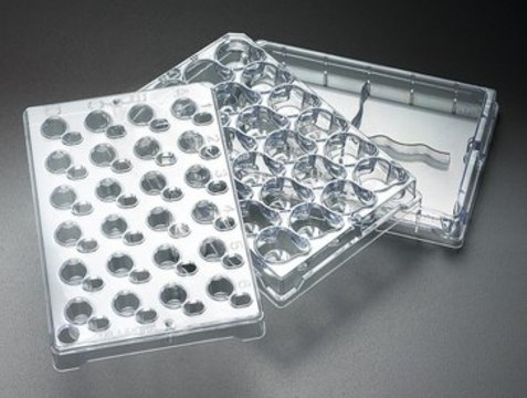 24孔收集盘 24-well receiver trays with lids for Millicell&#174;-24 Cell Culture Insert Plates, sterile, pack of 5