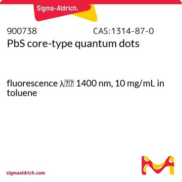 PbS核型量子点 fluorescence &#955;em&#160;1400&#160;nm, 10&#160;mg/mL in toluene