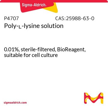 多聚-L-赖氨酸 溶液 0.01%, sterile-filtered, BioReagent, suitable for cell culture