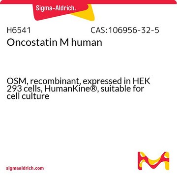 抑癌蛋白 M 人 OSM, recombinant, expressed in HEK 293 cells, HumanKine&#174;, suitable for cell culture