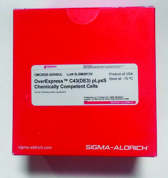 OverExpress&#8482; C43(DE3) pLysS Chemically Competent Cells for the highest protein expression