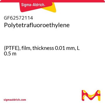 聚四氟乙烯 (PTFE), film, thickness 0.01&#160;mm, L 0.5&#160;m