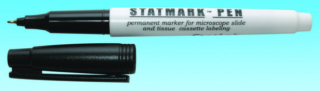 STATMARK permanent marker for cassette &amp; slide marking pkg of 12&#160;ea