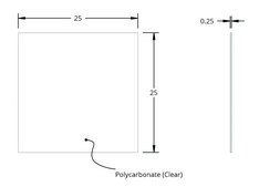 Grace Bio-Labs HybriSlip™ hybridization cover L × W × thickness 25 mm × 25 mm × 0.25 mm, pkg of 100 ea