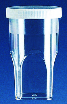 BRAND&#174; sample vial for Coulter-Counter, volume 20&#160;mL, with lid