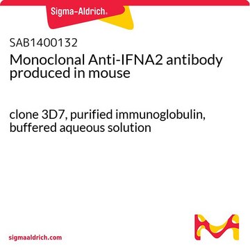 Monoclonal Anti-IFNA2 antibody produced in mouse clone 3D7, purified immunoglobulin, buffered aqueous solution