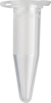 Microcentrifuge Tube natural polypropylene, capacity 1.5&#160;mL, pack of 500&#160;ea