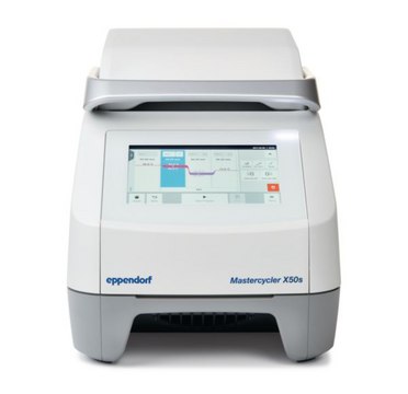 Eppendorf&#174; Mastercycler X50s, AC/DC input 110&#160;V / 230&#160;V (GB plug), 96-well thermoblock, silver with control panel