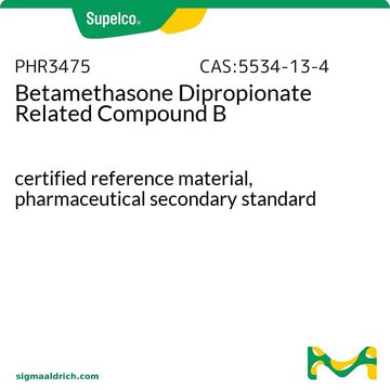 Betamethasone Dipropionate Related Compound B certified reference material, pharmaceutical secondary standard