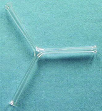 "Y" GlasSeal&#8482; Connector, Borosilicate Glass pkg of 1&#160;ea