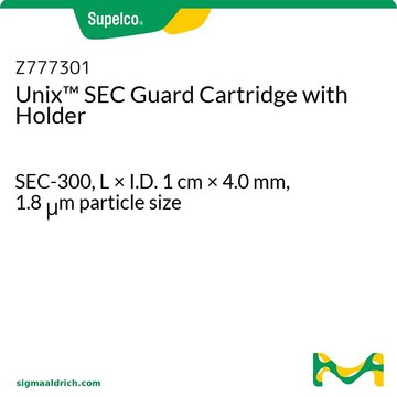 Unix&#8482; SEC Guard Cartridge with Holder SEC-300, L × I.D. 1&#160;cm × 4.0&#160;mm, 1.8&#160;&#956;m particle size