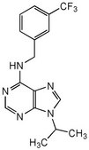 Longdaysin A cell-permeable purine compound that acts as a reversible and ATP-competitive dual inhibitor of CKIα and CKIδ activities with moderate selectivity over Cdk7 and Erk2.