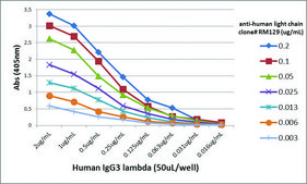 Anti-Human Ig Light Chain antibody, Rabbit monoclonal recombinant, expressed in HEK 293 cells, clone RM129, purified immunoglobulin